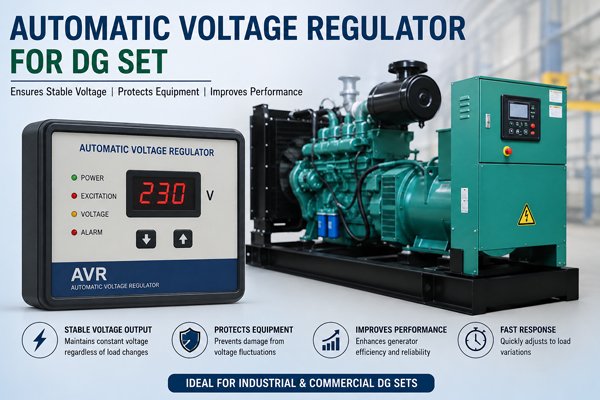 Automatic Voltage Regulator for DG Set: Why Stable Voltage Matters for Industrial Operations