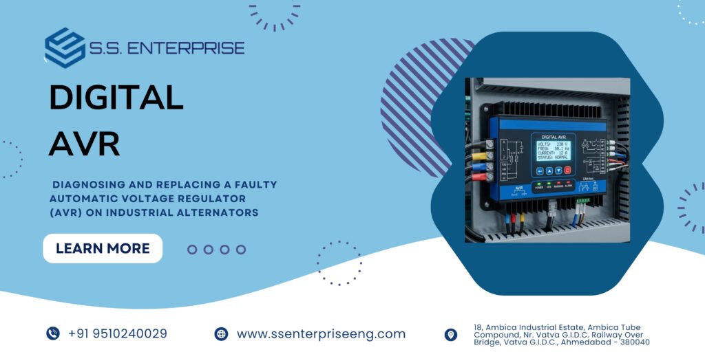 Diagnosing and Replacing a Faulty Automatic Voltage Regulator (AVR) on Industrial Alternators